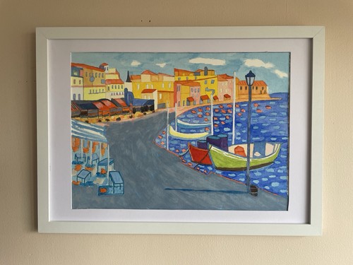 Small watercolour painting - a,