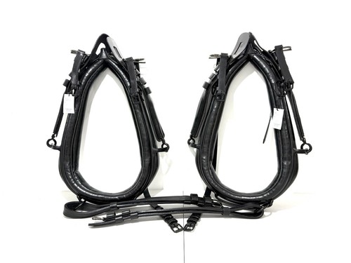 Horse driving harness pair - horse,