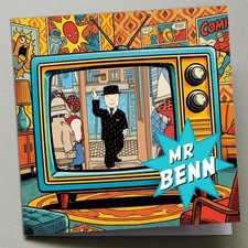 Birthday Card - Retro TV Mr