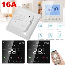 WiFi Thermostat Home Central Heating Remote APP Controller Programmable Touch UK