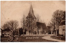 123 # PRINTED POSTCARD OF BOSHAM CHURCH SUSSEX
