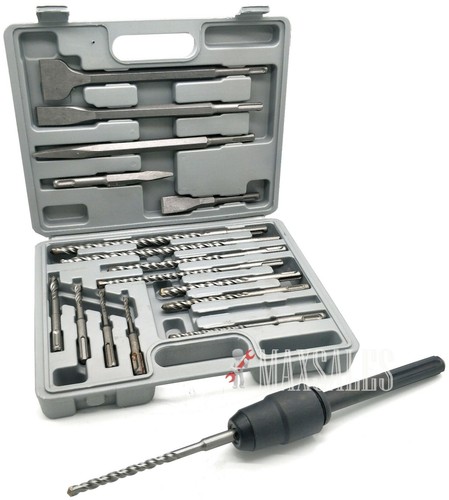 17pc drill chisel - &, sds