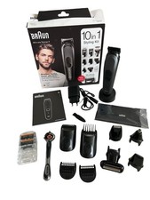 Braun MGK7221 10-in-1 All-in-one Trimmer for Men 8 Attachments and Charging...