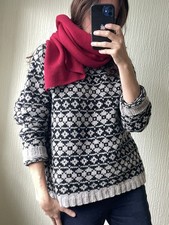 Lacoste Wool Thick Scarf Long And Wide New