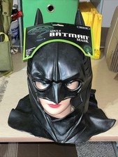 Vintage 1995 Rubies Batman Sonar Cowl Latex Rubber Mask DC Comics #322 RARE