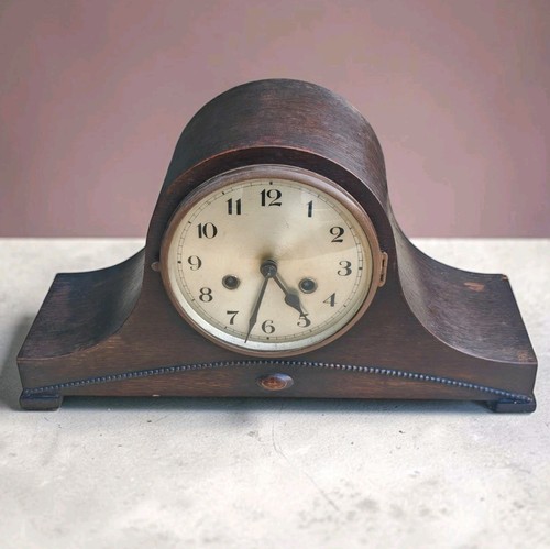 Vintage mantle chime clock - vintage,