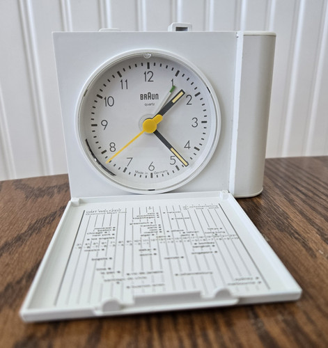 Vintage braun travel alarm - vintage,