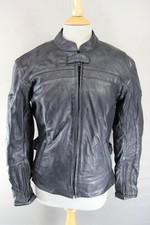 RST FEMME COLLECTION BLACK LEATHER BIKER JACKET + CE ARMOUR/THERMAL LINING SZ 14