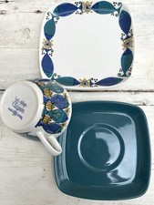 RARE Figgjo Flint Norway Clupea Turi Design Coffee Cup & Saucer