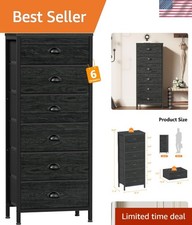 Compact 6-Drawer Dresser with
