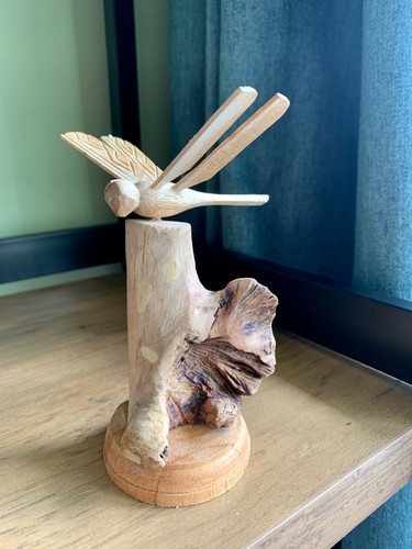 Parasite wood carving - wood,