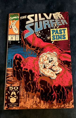 Silver surfer april 1991 - silver, #48,