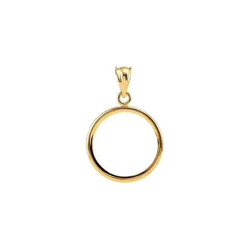 14k 4x1 coin frame - coin,