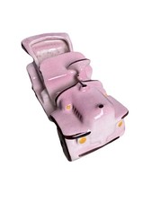 Vintage Pink Ceramic Car