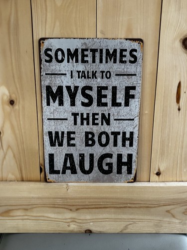 Humorous metal wall sign cafe - humorous,