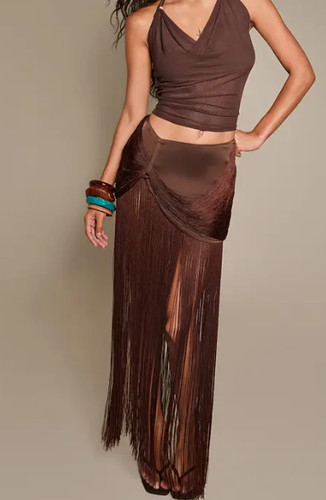 Plt skirt size - skirt, brown