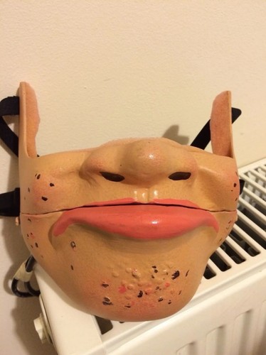 Ventriloquist half mask - ventriloquist,