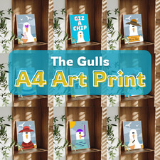 Cheeky Seagull Prints –