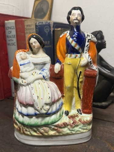 Antique staffordshire flatback - antique,