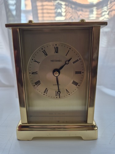 Metamec brass quartz mantel - brass,