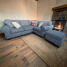 DFS Corner Sofa + Storage Foot