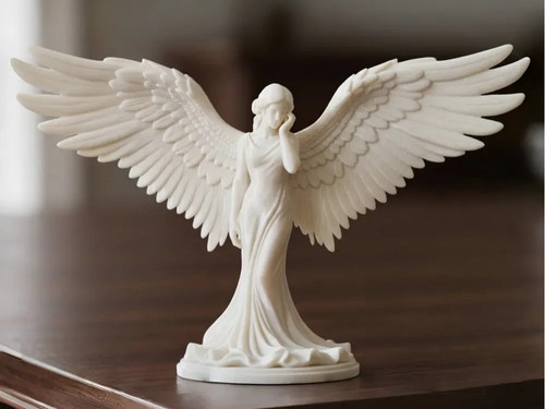 Angelic statue sculpture - angelic, |