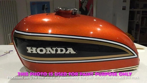 Honda cb550 orange black - honda,
