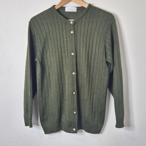 Vintage olive green - vintage, ribbed