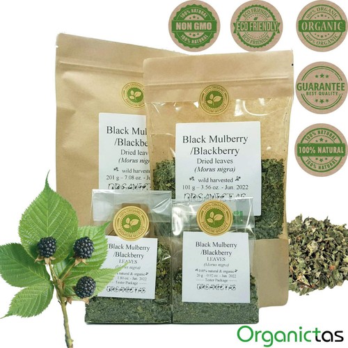 Organic black mulberry leaf - organic,