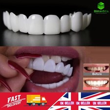 Snap On False Teeth Upper +