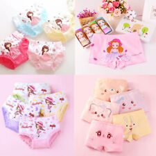 5 Pack Cotton Panties Kids Soft Knickers Underwear Little Girls Briefs 2-12 Yrs