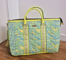 River Island Tote Travel Bag Quilted Pattern Shopper Handbag Shoulder Holiday