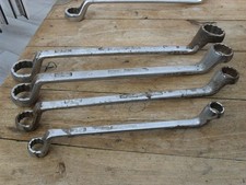 4 x matador whitworth ring spanners 7/16 x 1/2 , 5/8 x 9/16  , 3/6 x 5/16 , +++