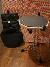 Drum Practice Pad with Snare Stand Drumsticks and Carry Bag. Excellent Condition