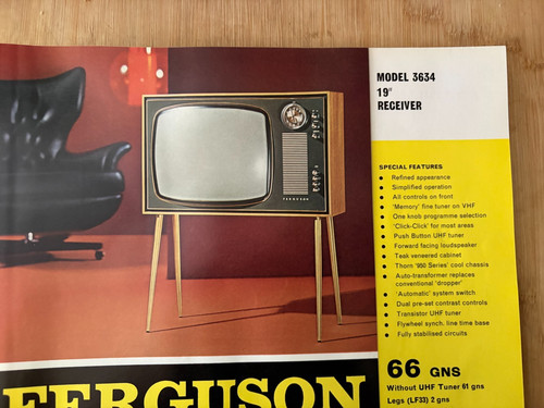 Ferguson model 3634 - ferguson, 19"