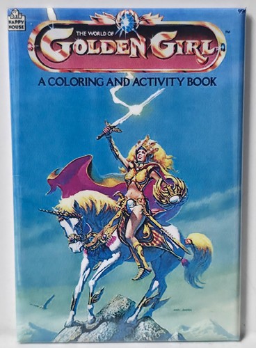 Golden girl magnet 3 - golden,