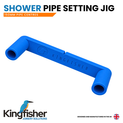 Shower pipe setting jig - shower,