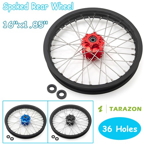 Spoked rear wheel 85 rim - rear,