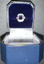 9 ctGold Cluster Ring Natural