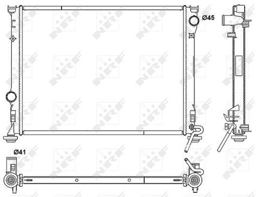Nrf radiator for chrysler - radiator,
