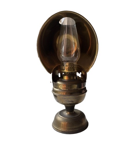 Brass oil table lamp - brass,
