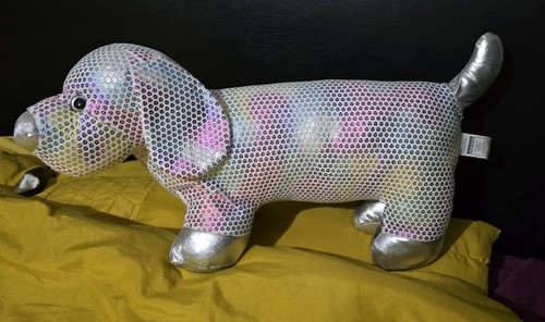 Large rainbow dachshund teddy - rainbow,