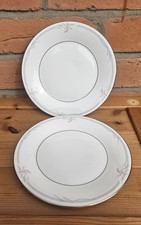 A Pair of Royal Doulton Carnation Salad Plates  - 8 inch