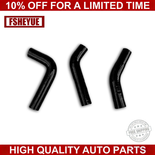 Black silicone radiator - black,
