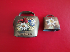 VINTAGE BRASS PAIR COW/GOAT