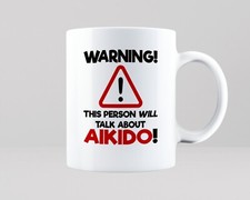 Aikido Mug Gift Idea Funny Self Defence Martial Art Japan Tea Coffee Cup Talk