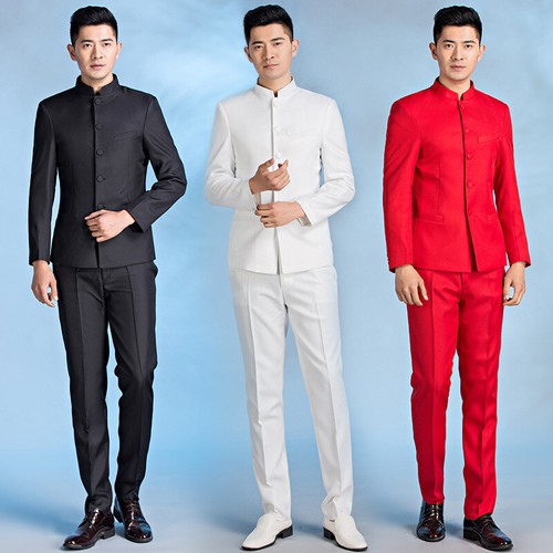 Men suit mandarin grandad - men,