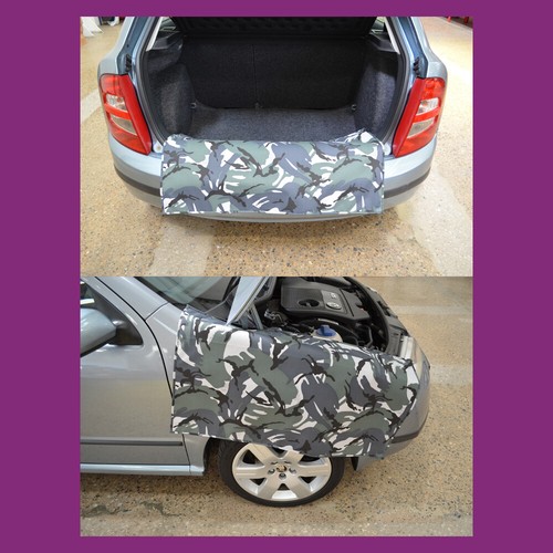Grey camo wing protector - wing,