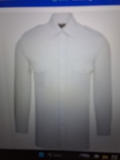 EB049 White pilot shirt with