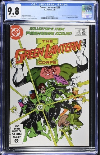 Green lantern 201 cgc - green,